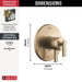 T17042-CZ Bathroom/Bathroom Tub & Shower Faucets/Shower Only Faucet Trim
