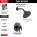 T17242-BL Bathroom/Bathroom Tub & Shower Faucets/Shower Only Faucet Trim