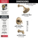 T17442-CZ Bathroom/Bathroom Tub & Shower Faucets/Tub & Shower Faucet Trim