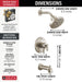 T17442-SS Bathroom/Bathroom Tub & Shower Faucets/Tub & Shower Faucet Trim