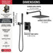 T342701-BL Bathroom/Bathroom Tub & Shower Faucets/Shower Only Faucet Trim