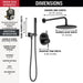 T342702-BL Bathroom/Bathroom Tub & Shower Faucets/Shower Only Faucet Trim