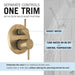 T342702-CZ Bathroom/Bathroom Tub & Shower Faucets/Shower Only Faucet Trim