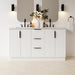 NAT-V-60D21F-WH Bathroom/Vanities/Double Vanity Cabinets Only