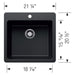 443226 Kitchen/Kitchen Sinks/Dual Mount Kitchen Sinks