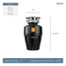 EX75C Kitchen/Kitchen Sink Accessories/Garbage Disposals & Accessories