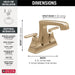 2564-CZMPU-DST Bathroom/Bathroom Sink Faucets/Centerset Sink Faucets