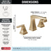 3564-CZMPU-DST Bathroom/Bathroom Sink Faucets/Widespread Sink Faucets