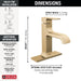 539-CZMPU-DST Bathroom/Bathroom Sink Faucets/Single Hole Sink Faucets