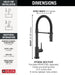 9659TL-BL-DST Kitchen/Kitchen Faucets/Pull Down Spray Faucets