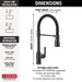 9690-BL-DST Kitchen/Kitchen Faucets/Pull Down Spray Faucets