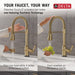 9690TL-CZ-DST Kitchen/Kitchen Faucets/Pull Down Spray Faucets