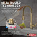 9690TL-CZ-DST Kitchen/Kitchen Faucets/Pull Down Spray Faucets
