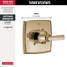 T14064-CZ Bathroom/Bathroom Tub & Shower Faucets/Shower Only Faucet Trim