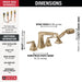 T4764-CZ Bathroom/Bathroom Tub & Shower Faucets/Roman Tub Faucets