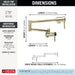 1165LF-PN Kitchen/Kitchen Faucets/Pot Filler Faucets