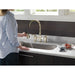2390L-PN-DST Kitchen/Kitchen Faucets/Bridge Kitchen Faucets