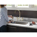 2390L-PN-DST Kitchen/Kitchen Faucets/Bridge Kitchen Faucets