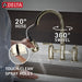 2390L-PN-DST Kitchen/Kitchen Faucets/Bridge Kitchen Faucets
