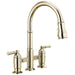 2390L-PN-DST Kitchen/Kitchen Faucets/Bridge Kitchen Faucets