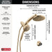 58600-CZ-PR Bathroom/Bathroom Tub & Shower Faucets/Showerhead & Handshower Combos