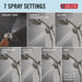 58600-KS-PR Bathroom/Bathroom Tub & Shower Faucets/Showerhead & Handshower Combos