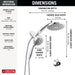 58600-PR Bathroom/Bathroom Tub & Shower Faucets/Showerhead & Handshower Combos