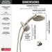 58600-SS-PR Bathroom/Bathroom Tub & Shower Faucets/Showerhead & Handshower Combos
