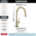 9159TL-PN-DST Kitchen/Kitchen Faucets/Pull Down Spray Faucets