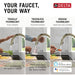 9159TLV-PN-DST Kitchen/Kitchen Faucets/Pull Down Spray Faucets