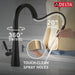 9191TL-GZ-PR-DST Kitchen/Kitchen Faucets/Pull Down Spray Faucets