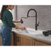 9684-BL-DST Kitchen/Kitchen Faucets/Pull Down Spray Faucets