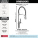 9684-PR-DST Kitchen/Kitchen Faucets/Pull Down Spray Faucets