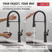 9684TLBL-DST Kitchen/Kitchen Faucets/Pull Down Spray Faucets