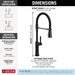 9684TLBL-DST Kitchen/Kitchen Faucets/Pull Down Spray Faucets