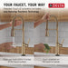 9684TLCZ-PR-DST Kitchen/Kitchen Faucets/Pull Down Spray Faucets