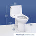CST608CEFGAT40#01 Bathroom/Toilets Bidets & Bidet Seats/One Piece Toilets