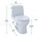 MS603113CSFG#01 Bathroom/Toilets Bidets & Bidet Seats/One Piece Toilets