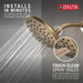 75104CZ Bathroom/Bathroom Tub & Shower Faucets/Showerheads