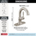 15985LF-SS Bathroom/Bathroom Sink Faucets/Centerset Sink Faucets