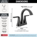 2562LF-BLMPU Bathroom/Bathroom Sink Faucets/Centerset Sink Faucets