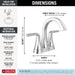 2562LF-MPU Bathroom/Bathroom Sink Faucets/Centerset Sink Faucets