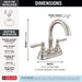 25985LF-SS Bathroom/Bathroom Sink Faucets/Centerset Sink Faucets