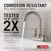 25985LF-SS Bathroom/Bathroom Sink Faucets/Centerset Sink Faucets