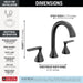 3545-BL-DST Bathroom/Bathroom Sink Faucets/Widespread Sink Faucets