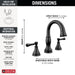 3597-BLPD-DST Bathroom/Bathroom Sink Faucets/Widespread Sink Faucets