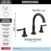 35985LF-BL Bathroom/Bathroom Sink Faucets/Widespread Sink Faucets