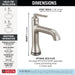 545T-SS-PR-DST Bathroom/Bathroom Sink Faucets/Single Hole Sink Faucets