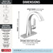 562SH-MPU-DST Bathroom/Bathroom Sink Faucets/Centerset Sink Faucets