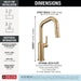 9885CZ-PR-DST Kitchen/Kitchen Faucets/Bar & Prep Faucets